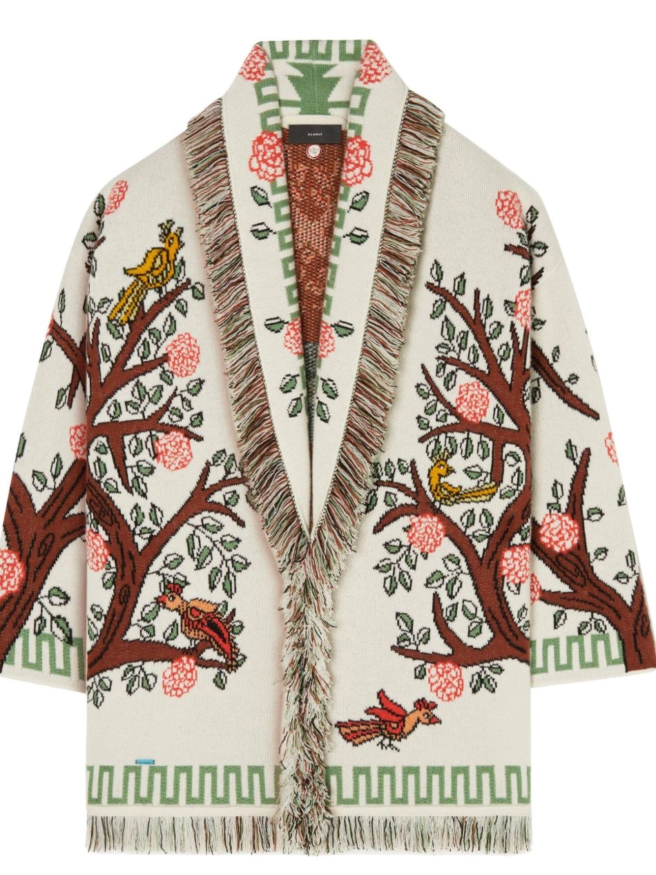 Cheap cashmere Women cardigan of Alanui Life Tree 0709